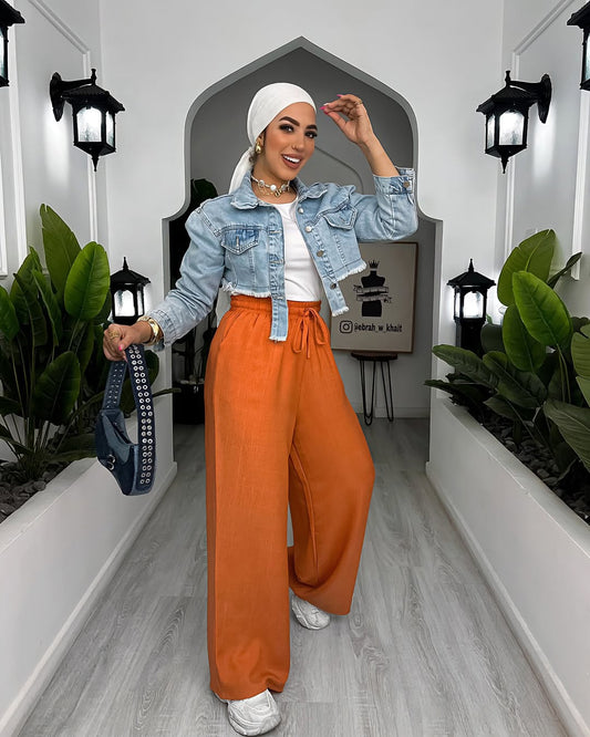 Orange Pants